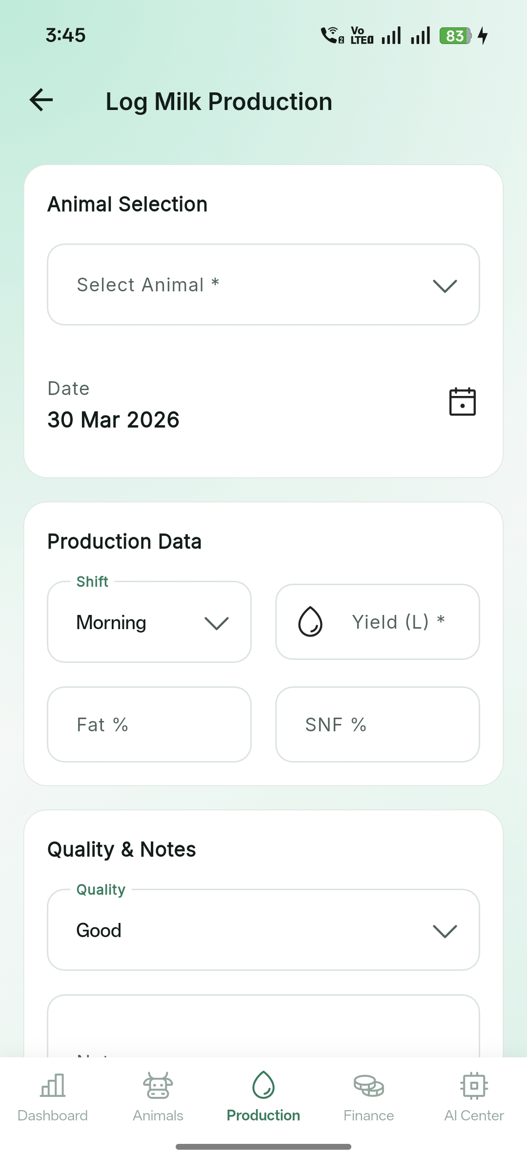 Add Production