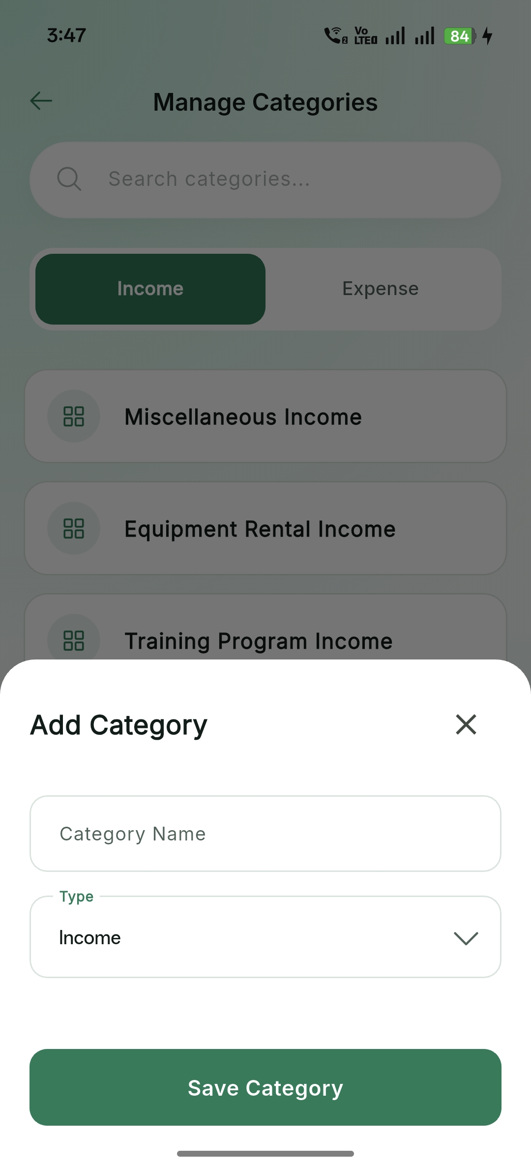 Add Category