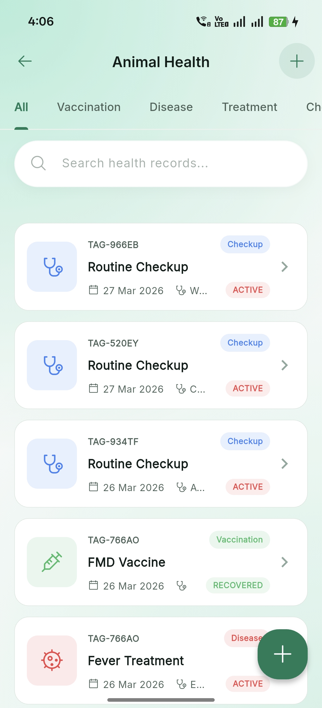 Health Logs