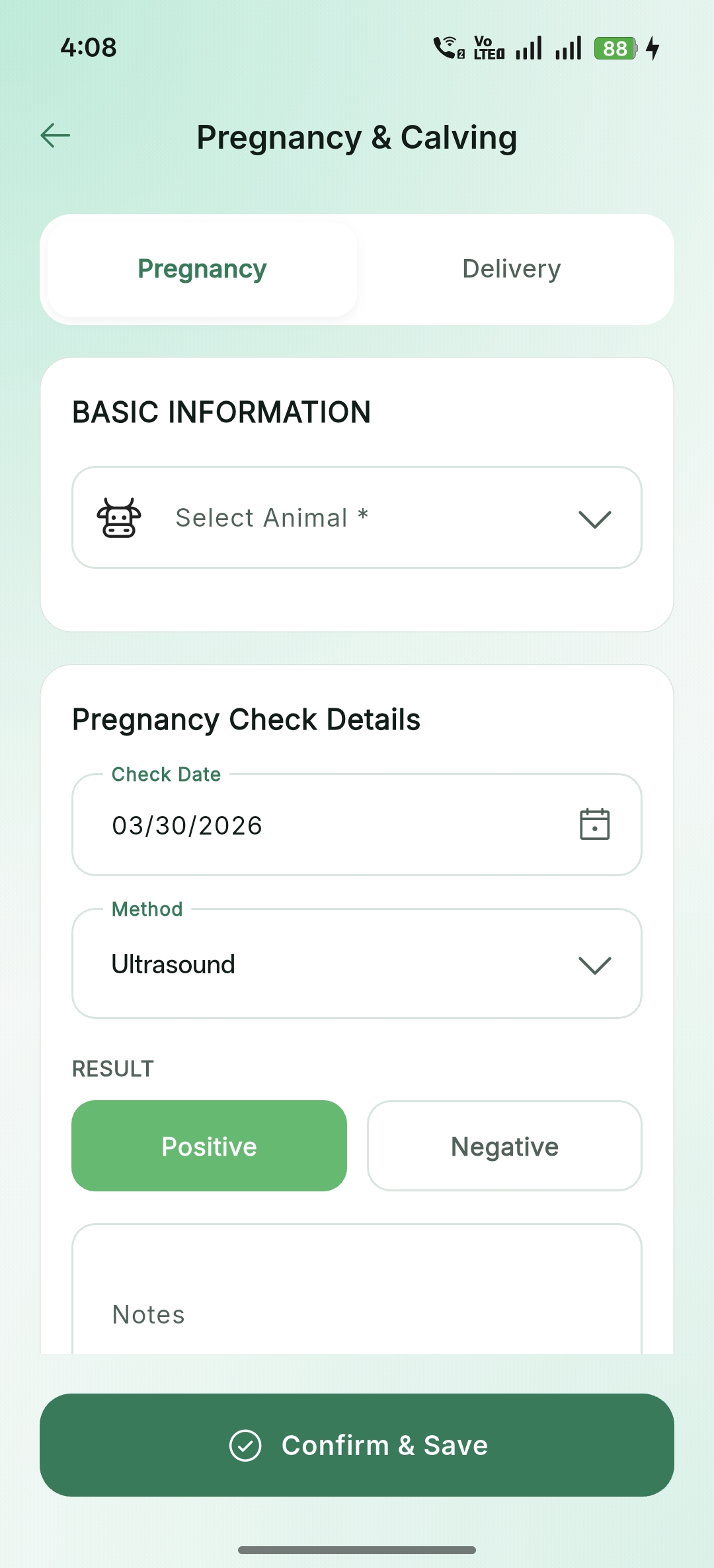 Add Pregnancy