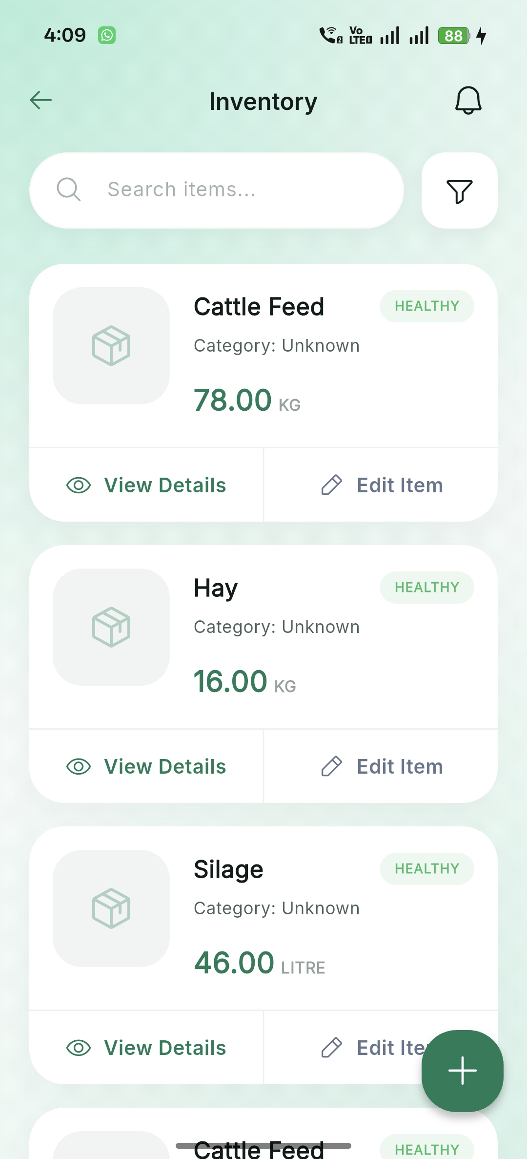 Inventory List