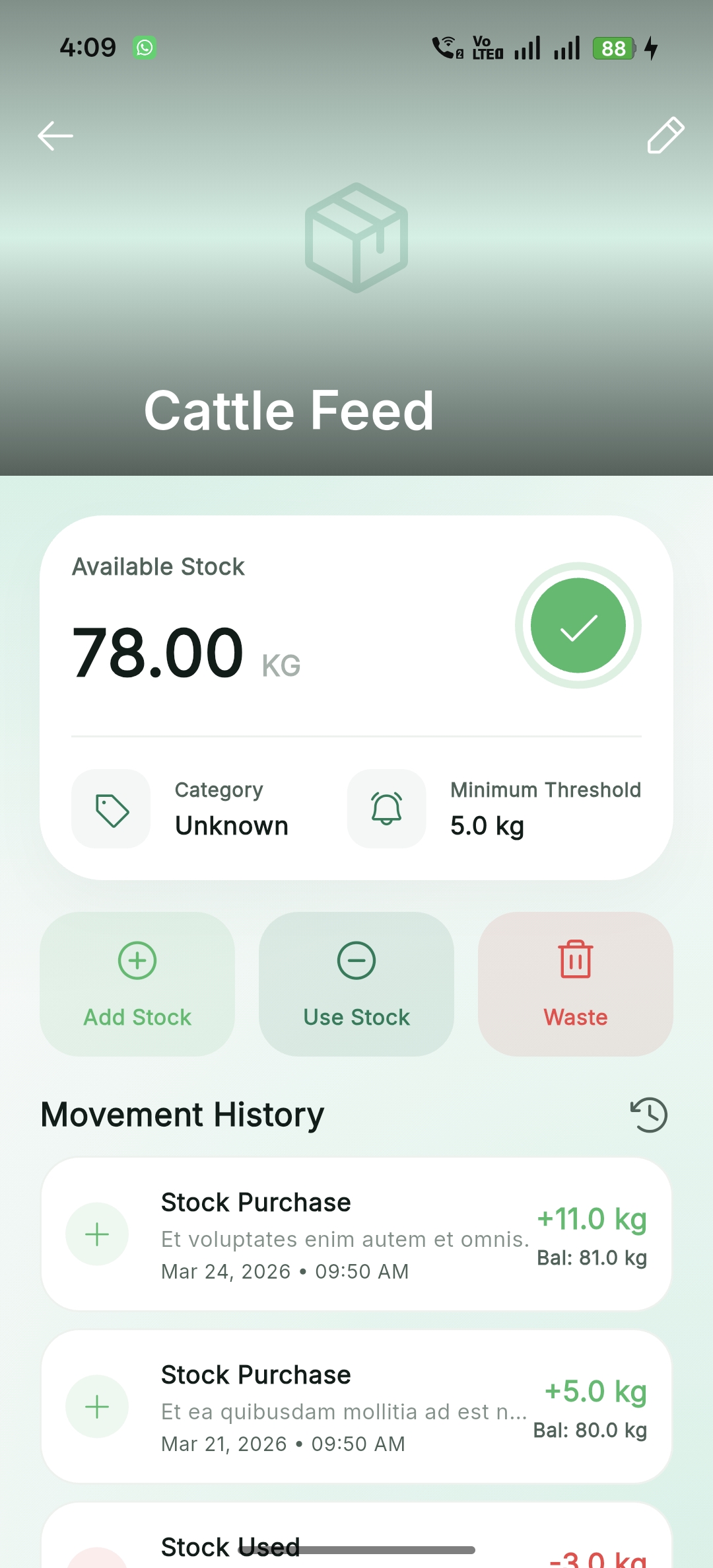 Inventory Details