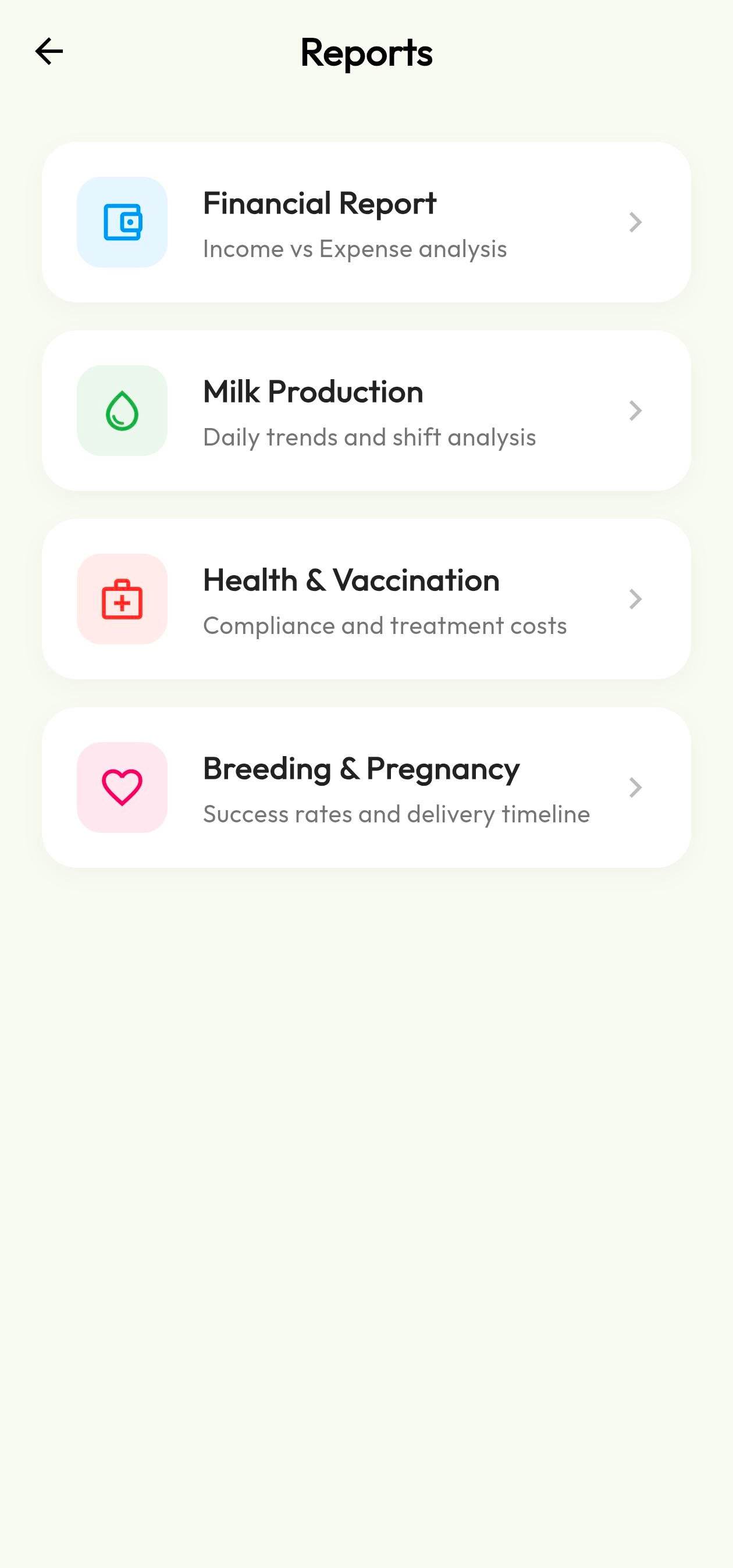 DairyFarm Pro Reports